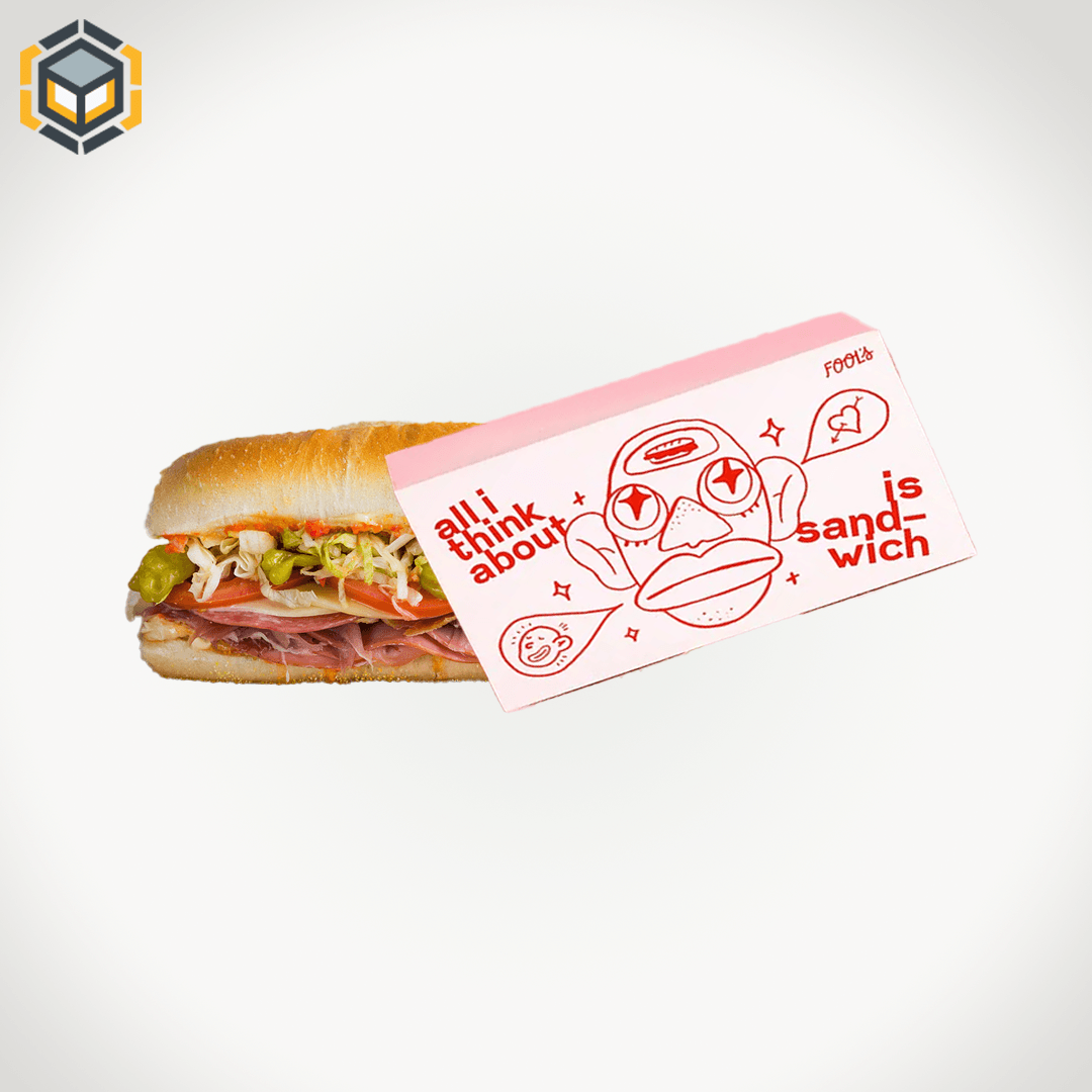 Sandwich Box - Rack Packaging